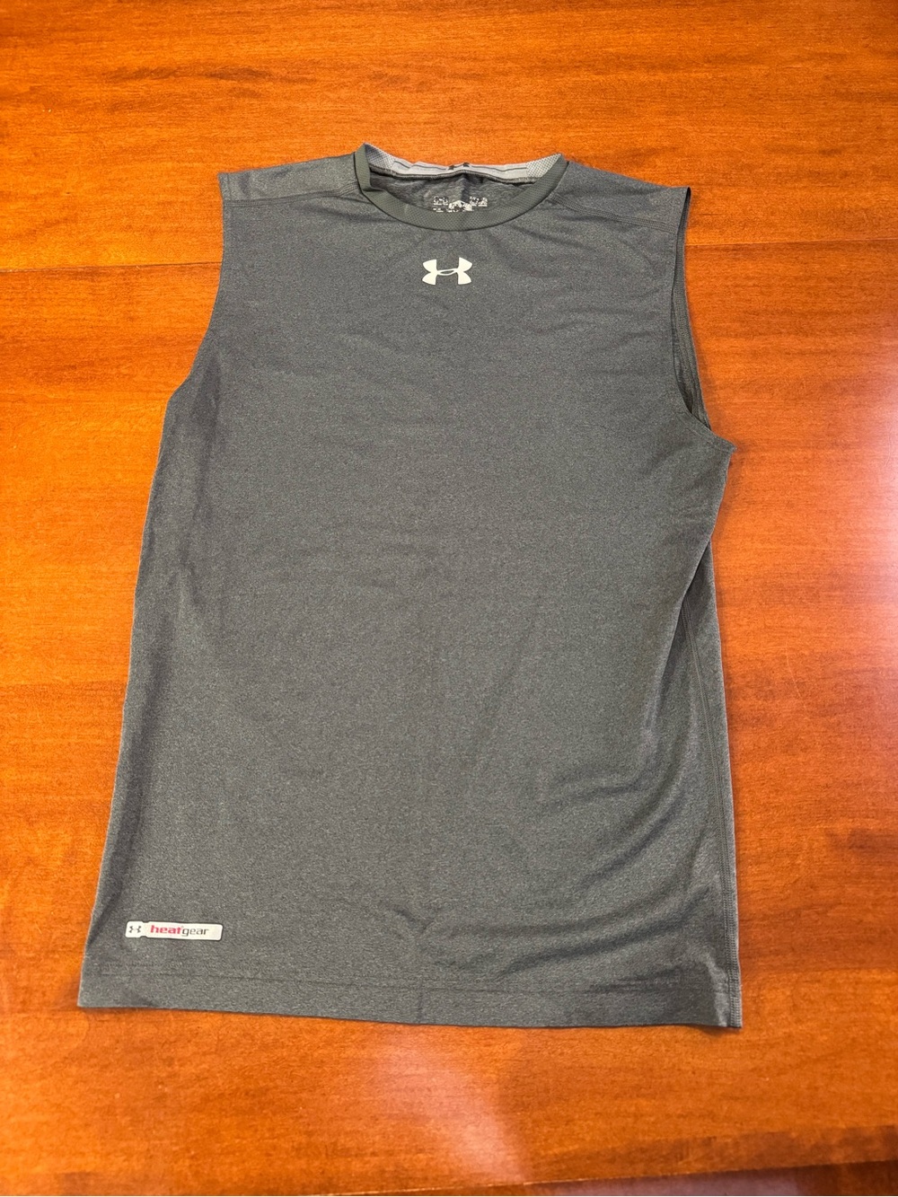 Under Armour Men's Sleeveless HeatGear Tank Top - Charcoal Gray